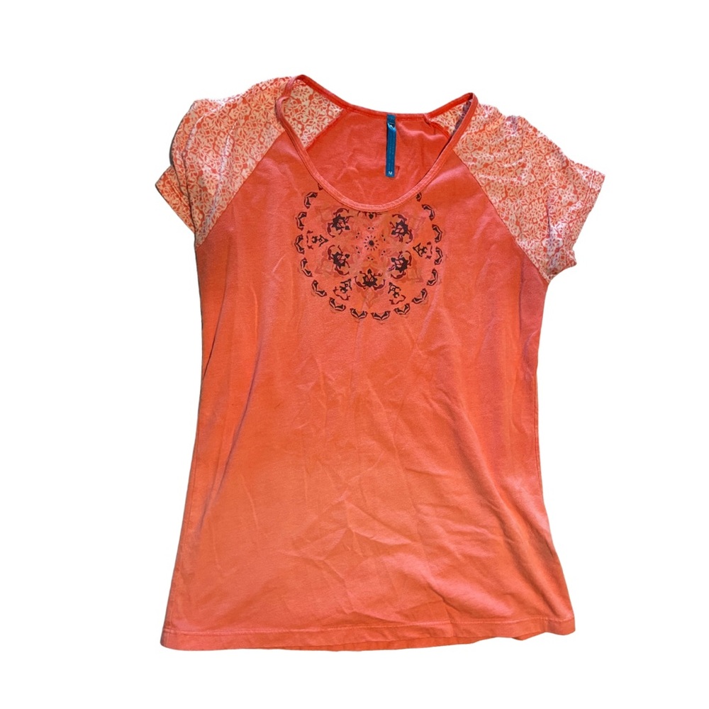 Kuhl Coral Short Sleeve Women's Tee with Mandala Design